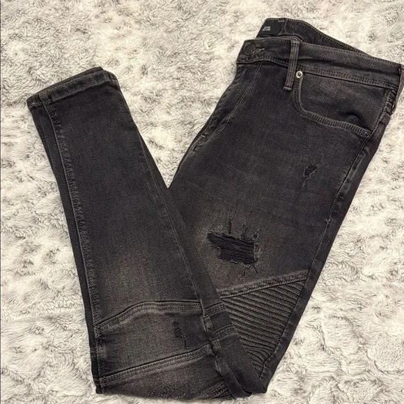 River Island (UK Brand) Men's Black Distressed Jeans size 32 - Picture 7 of 7